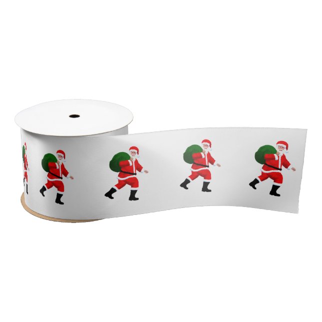 Santa Claus - Bagsquatch Satin Ribbon (Spool)