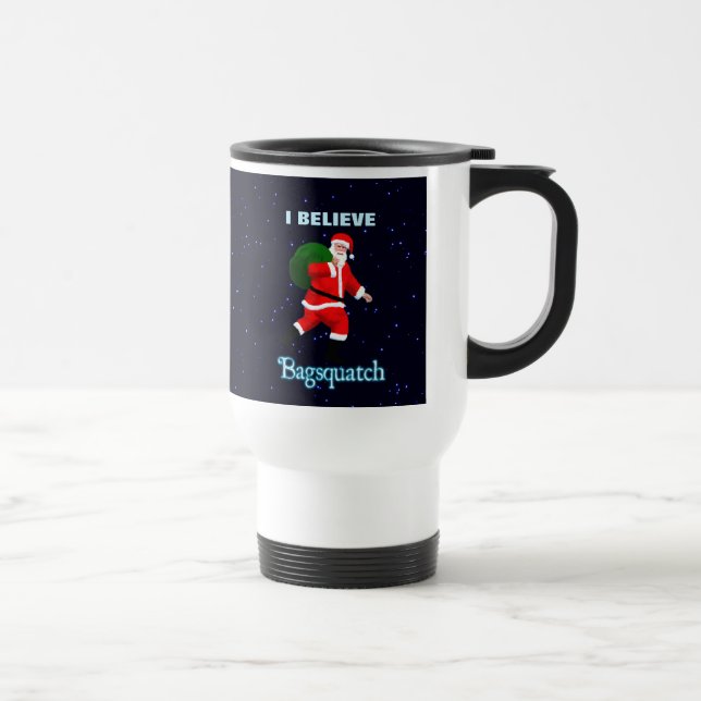 Santa Claus - Bagsquatch Travel Mug (Right)