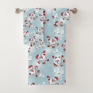 Santa Claus  Bath Towel Set