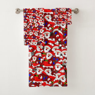 Santa Claus Bath Towel Set