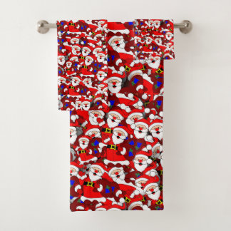 Santa Claus Bath Towel Set