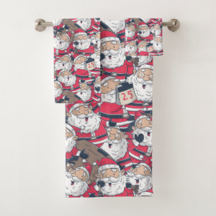 Santa Claus Bath Towel Set