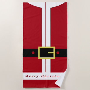 Santa Claus Beach Towel