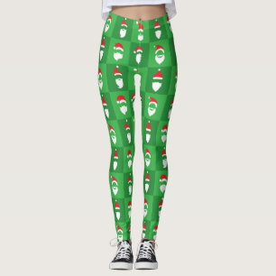 Santa Claus beard Leggings