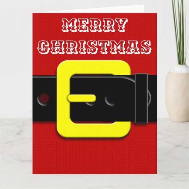 Santa Claus Belt Card (Front)