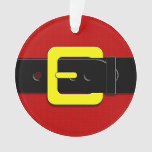 Santa Claus Belt Ornament