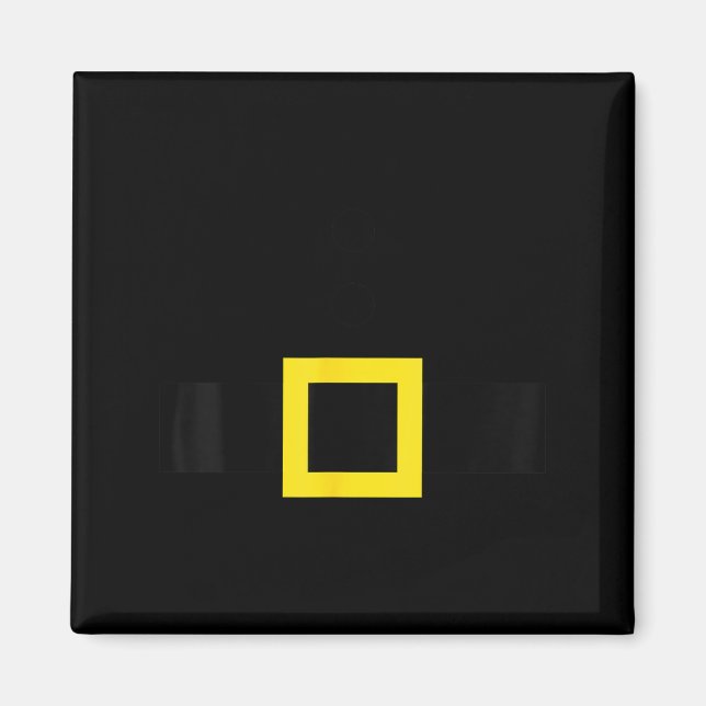 Santa Claus Belt Suit Funny Halloween Christmas Co Magnet (Front)