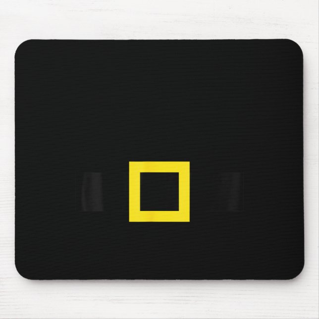 Santa Claus Belt Suit Funny Halloween Christmas Co Mouse Mat (Front)