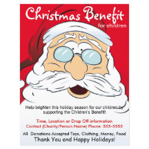 Santa Claus Benefit for Children Flyer