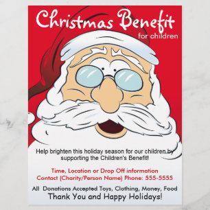 Santa Claus Benefit for Children Flyer