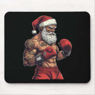 Santa Claus Boxing And Mma - Christmas Boxing  Mouse Mat