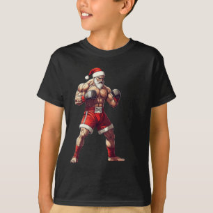 Santa Claus Boxing - Thai Boxing And Boxing T-Shirt