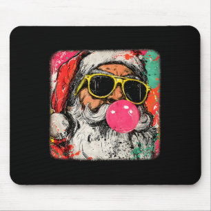 Santa Claus Bubble Gum Merry Xmas Painting Men Wom Mouse Mat