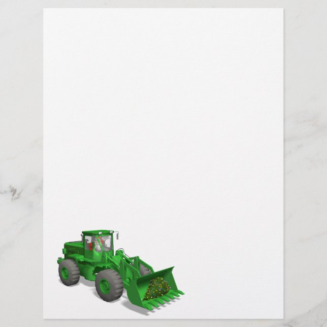 Santa Claus Bulldozer Operator (Front)