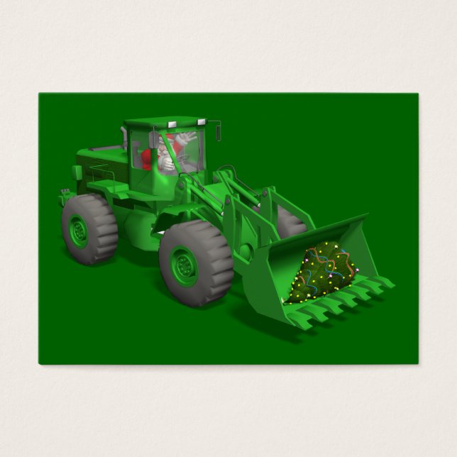 Santa Claus Bulldozer Operator (Front)