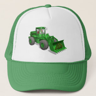 Santa Claus Bulldozer Operator Trucker Hat