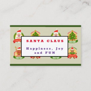 Santa Claus Business Card