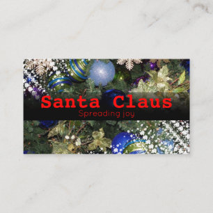 Santa Claus business card for fun or professional