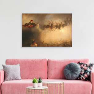 Santa Claus by William Holbrook Beard Canvas Print