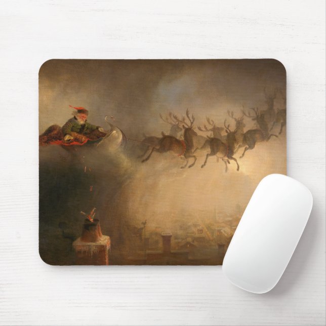 Santa Claus by William Holbrook Beard Mouse Mat (With Mouse)