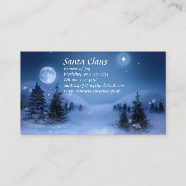 Santa Claus Calling Card (Front)