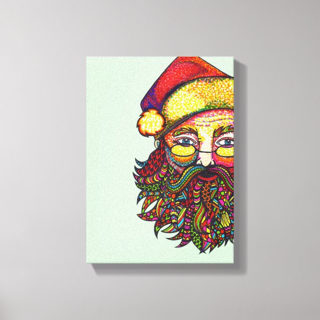 Santa Claus Canvas Print (Front)