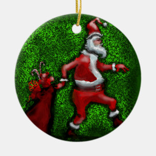 Santa Claus Ceramic Tree Decoration