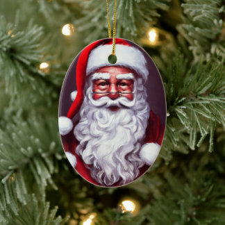Santa Claus Ceramic Tree Decoration