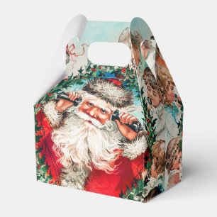 Santa Claus & Children Merry Christmas Favour Box