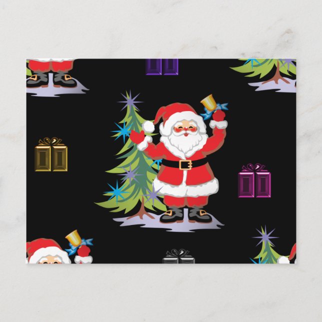 Santa Claus Christma Holiday Postcard (Front)