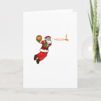 Santa Claus Christmas Basketball Player