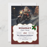 Santa Claus Christmas Biker