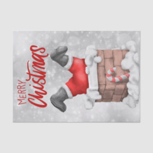 Santa Claus Christmas Cartoon Tissue Paper