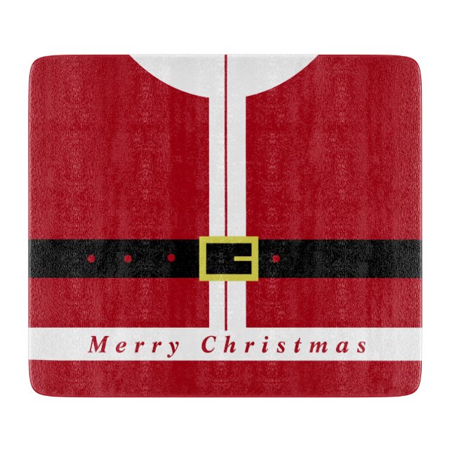 Santa Claus Christmas Cutting Board (Front)
