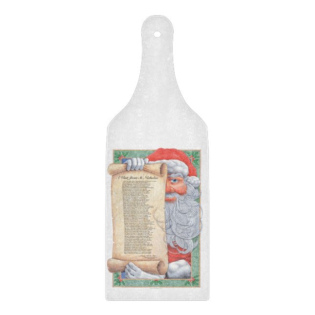 Santa Claus Christmas Cutting Board (Front)