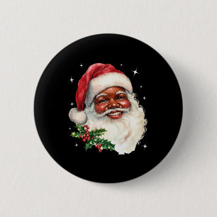 Santa Claus Christmas Face Old Xmas Vintage Santa 6 Cm Round Badge