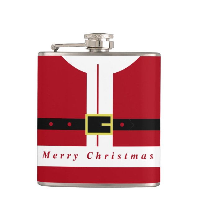 Santa Claus Christmas Flask (Front)