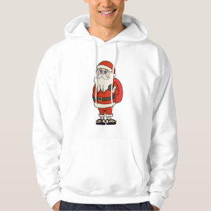 Santa Claus Christmas Flip Flops Hoodie