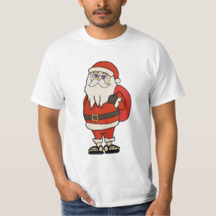 Santa Claus Christmas Flip Flops T-Shirt