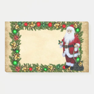 Santa Claus,Christmas Frame Post-it Notes