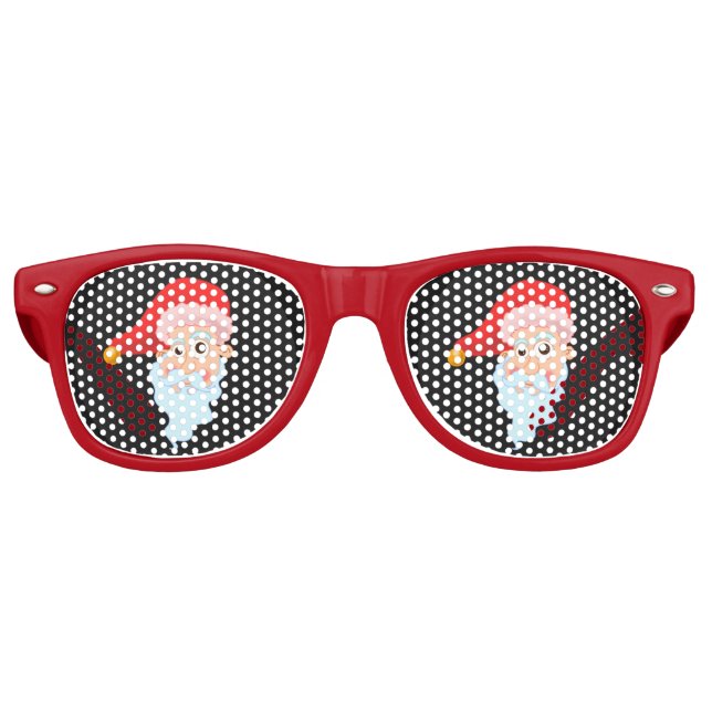 SANTA CLAUS CHRISTMAS FUN SUNGLASSES SHADES (Front)