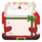 Santa Claus, Christmas Gift Sticker