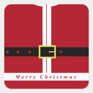 Santa Claus Christmas Gift Stickers