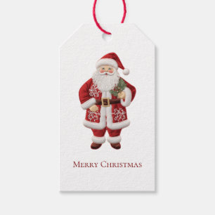 Santa Claus Christmas Gift Tags