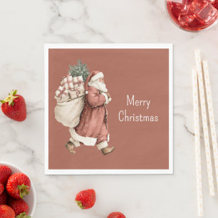 Santa Claus Christmas Gifts Napkin