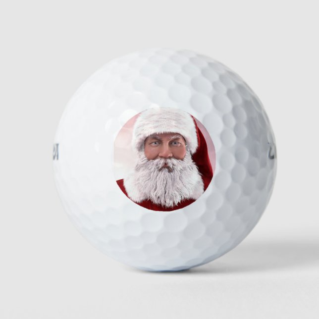 SANTA CLAUS CHRISTMAS GOLF BALLS (Front)