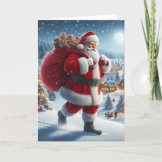Santa Claus Christmas Greeting Cards