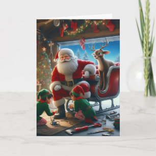 Santa Claus Christmas Greeting Cards