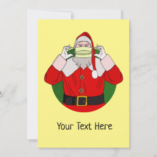 Santa Claus Christmas Holiday Card