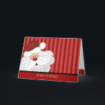 SANTA CLAUS Christmas Holiday Folded Card<br><div class="desc">Our adorable Santa card is perfect for ANY holiday event! Personalise exactly how you want. Matching postage and address labels are available!</div>